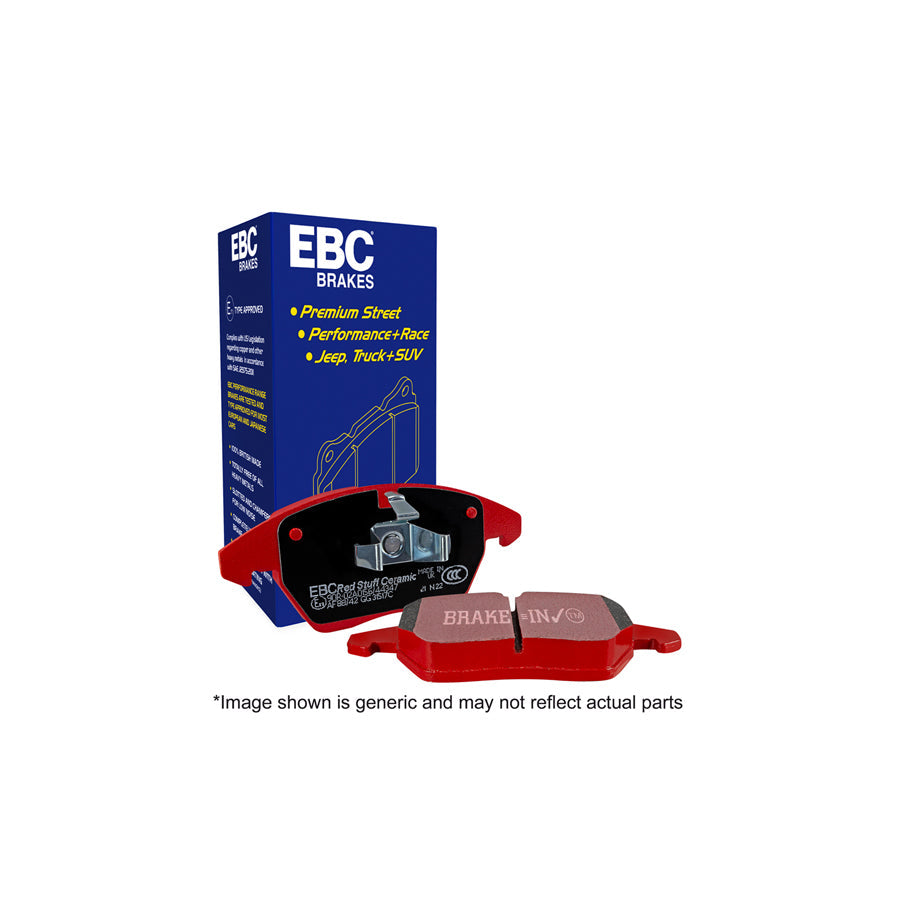 EBC DP31933C Ford Volvo Redstuff Rear Brake Pads - TRW Caliper (Inc. Focus (Mk2), S80 (Mk2), V70 (Mk3)) 1 | ML Performance UK Car Parts