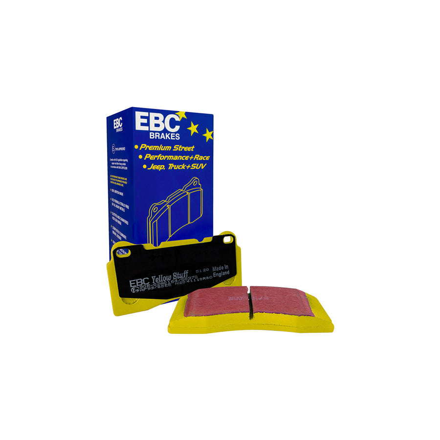 EBC DP41110R Ferrari Ford Nissan Tesla Yellowstuff Front/Rear Brake Pads - Brembo Caliper 1 | ML Performance UK Car Parts