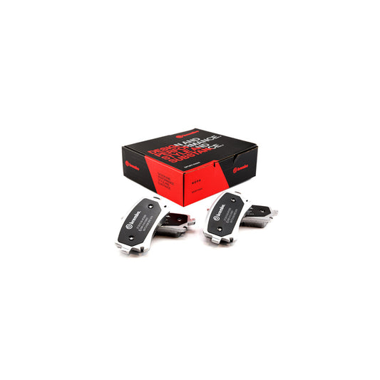 Brembo 07.B315.00 Audi Bentley VW Rear HP2 High Performance Brake Pad Set (Inc. A4, Continental, Phaeton, Transporter)